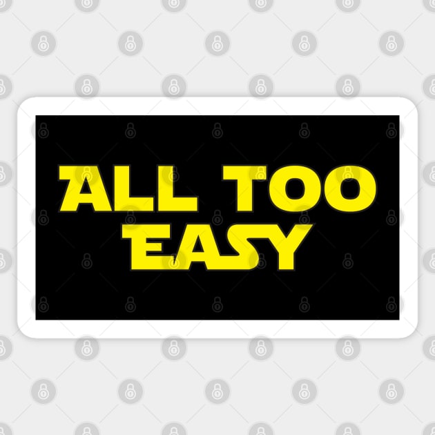 All Too Easy Sticker by Brightfeather
